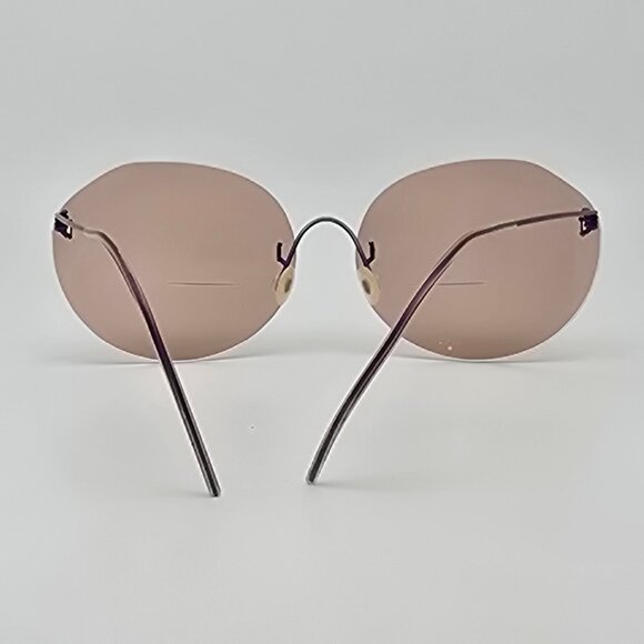 Unbranded Anodized Purple Ultra-Light Rimless Eyeglasses Frame 60-17-113 - Picture 4 of 12